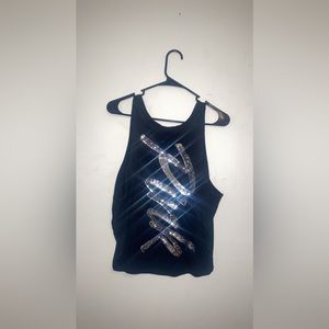 2 PINK cropped tank tops!